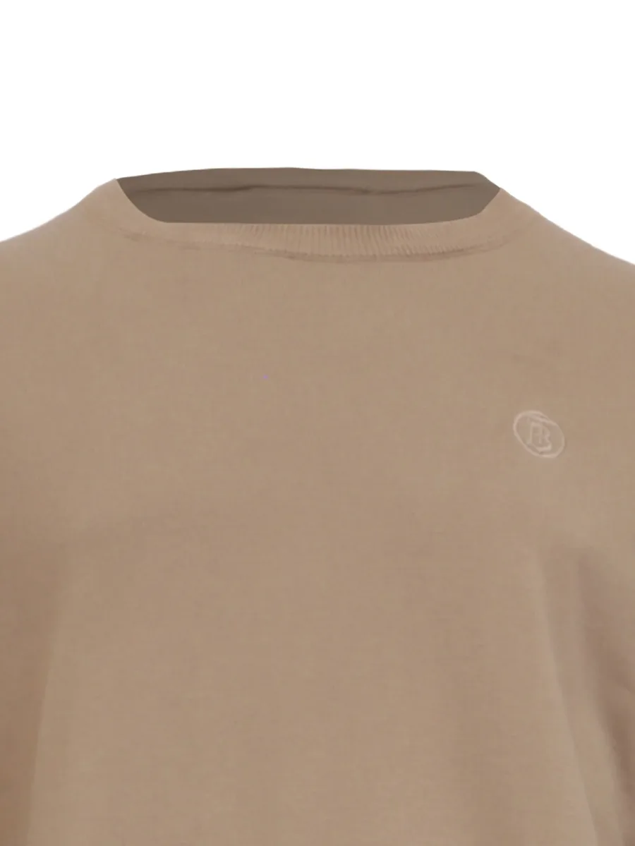 logo-embroidered knitted sweater 4