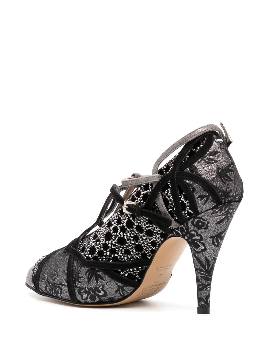 декорированные туфли Tabi Monster Velvet 70 6