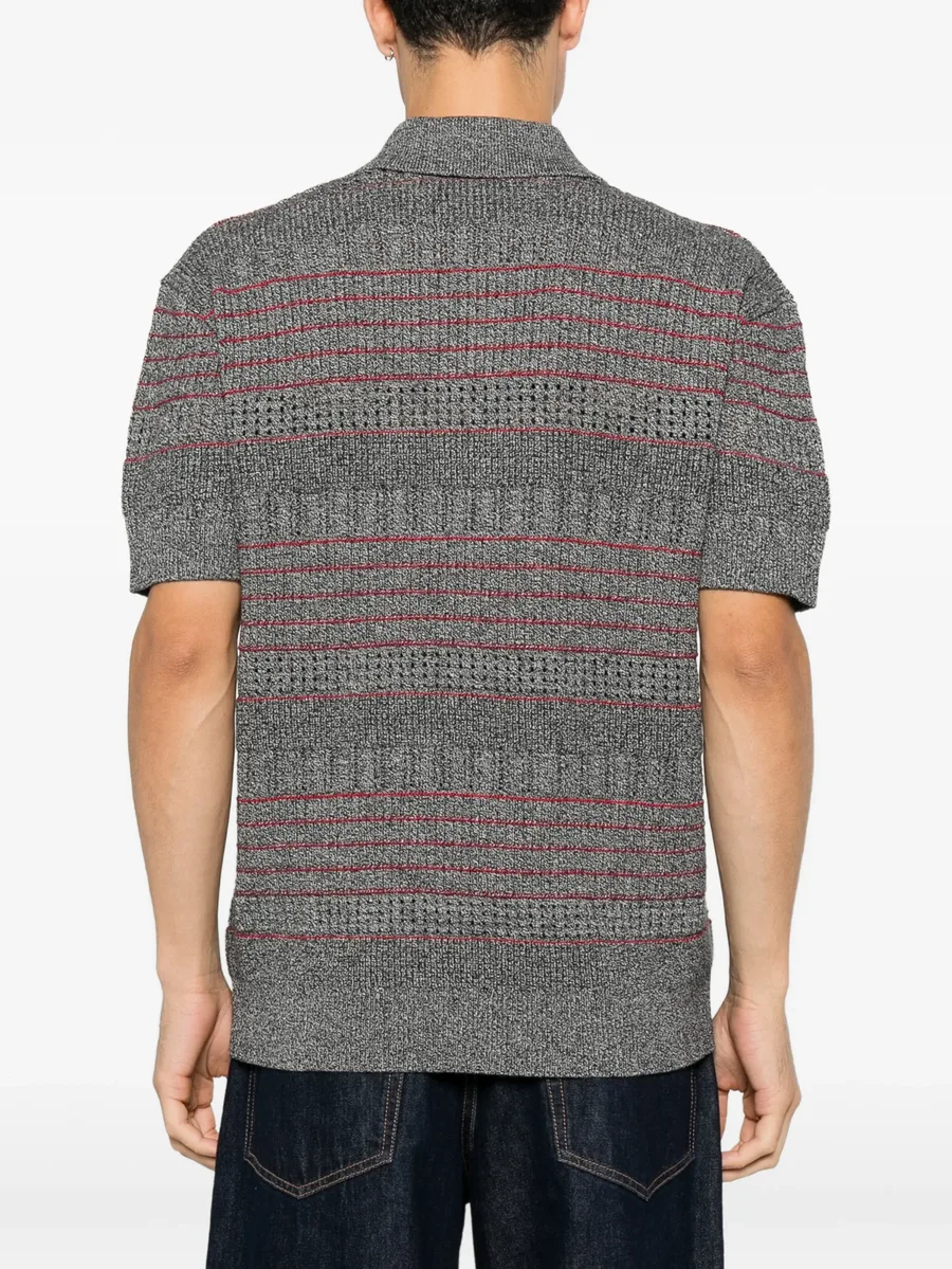 striped quarter-zip kinit polo 3