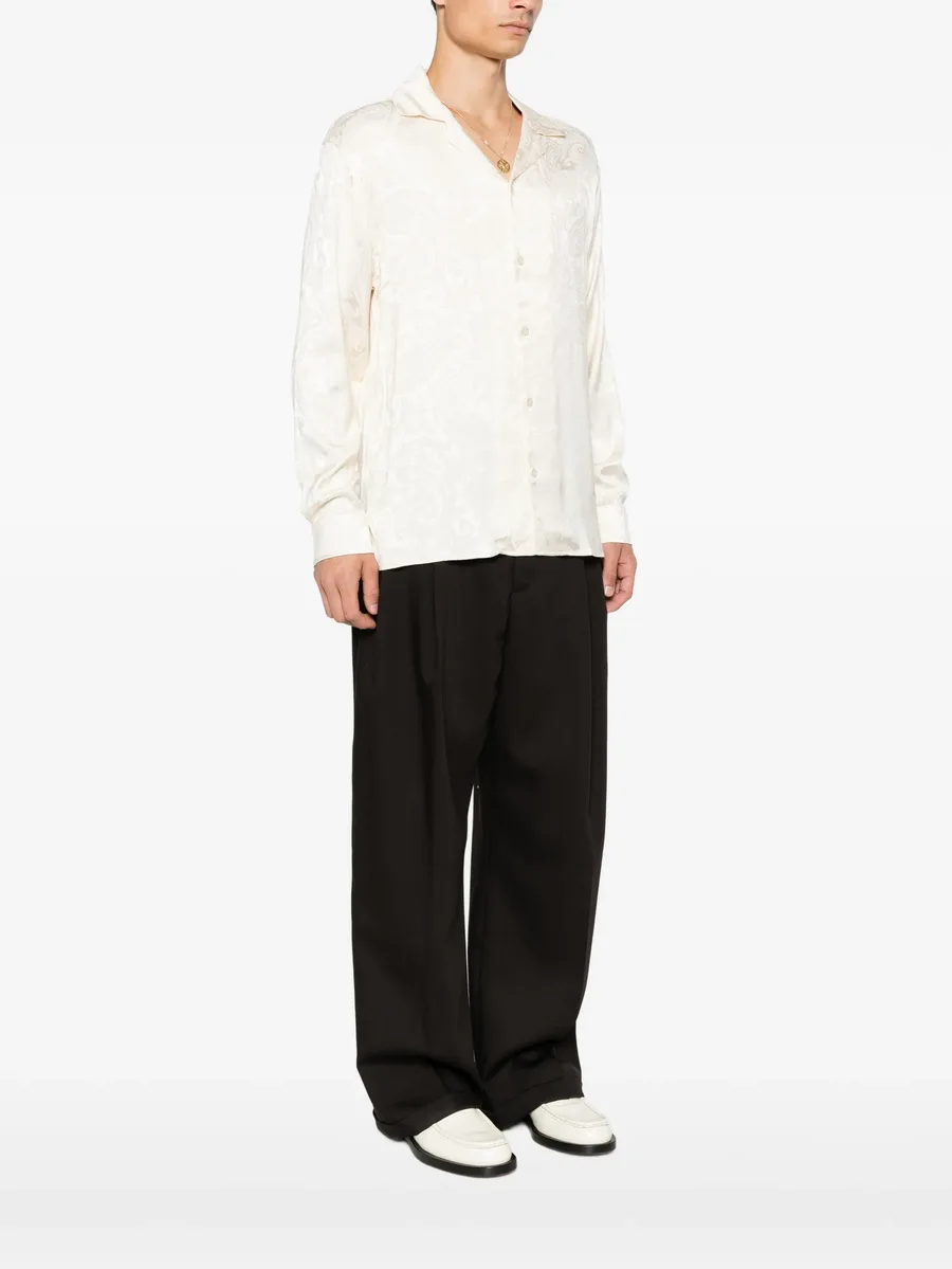 paisley-jacquard long-sleeve shirt 3