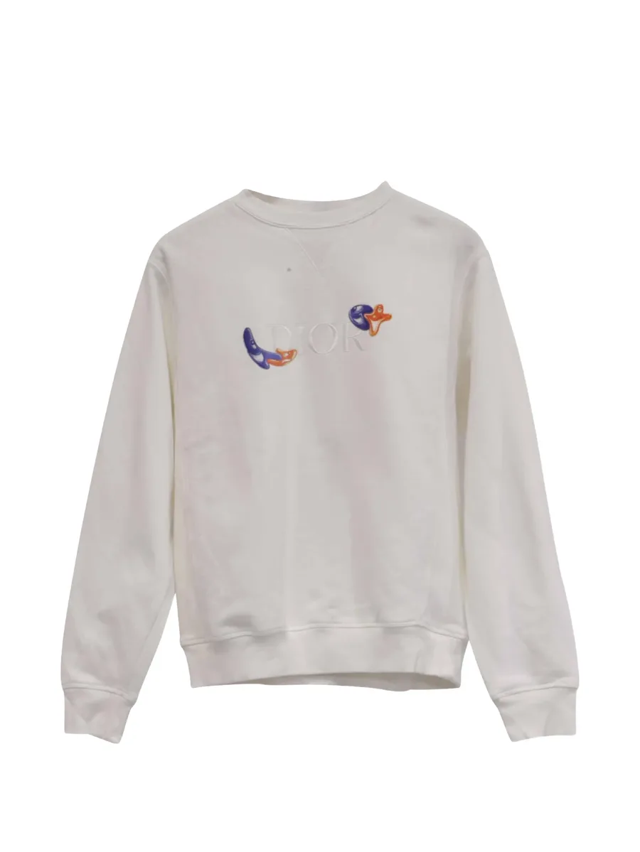 Kenny Scharf embroidered sweatshirt 1