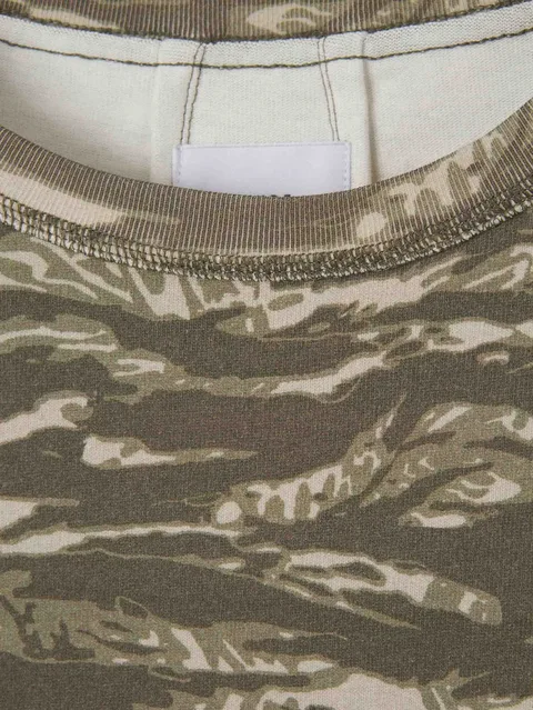 Tiger camouflage-print T-shirt