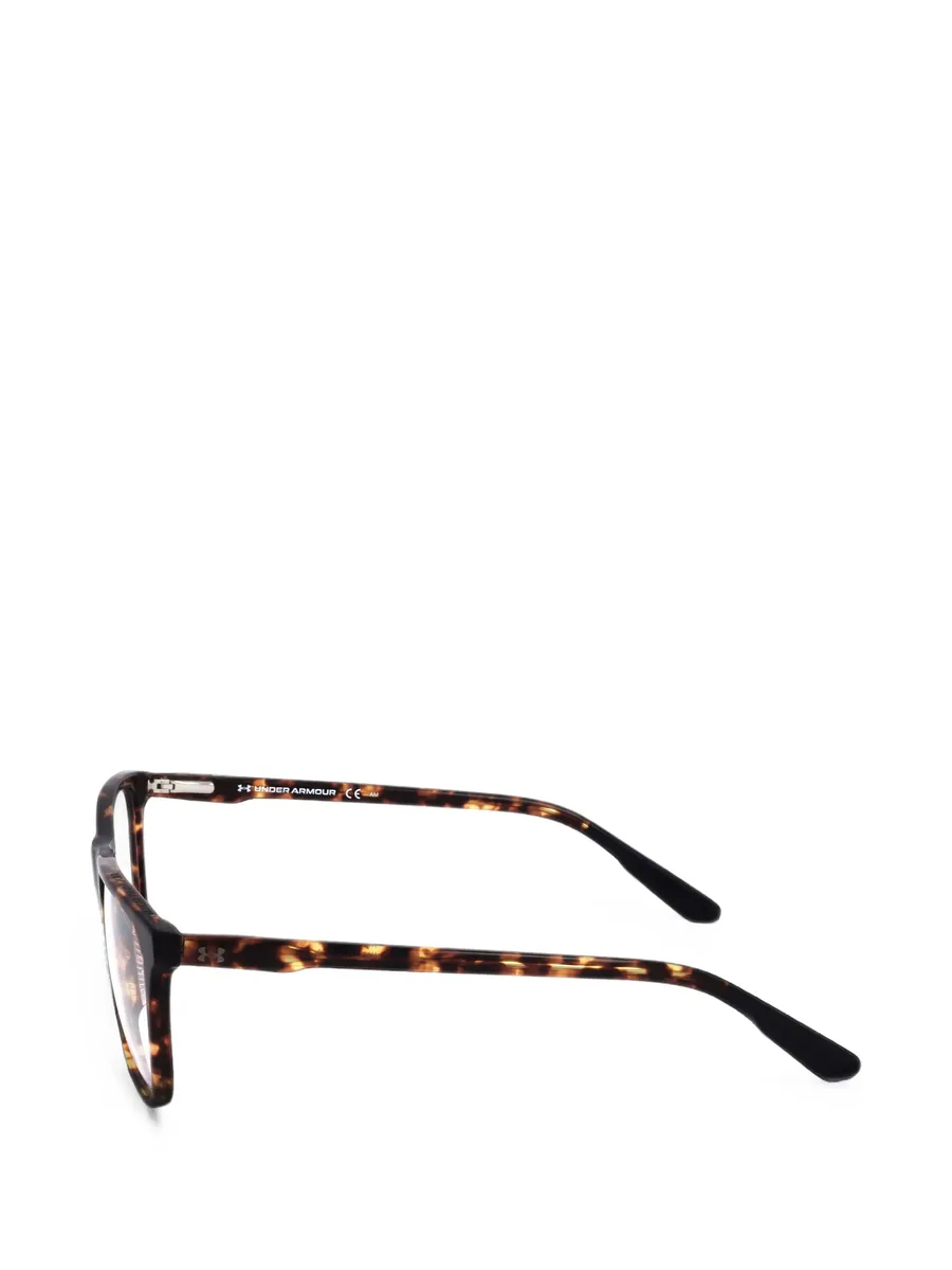 tortoiseshell-effect square-frame glasses 2