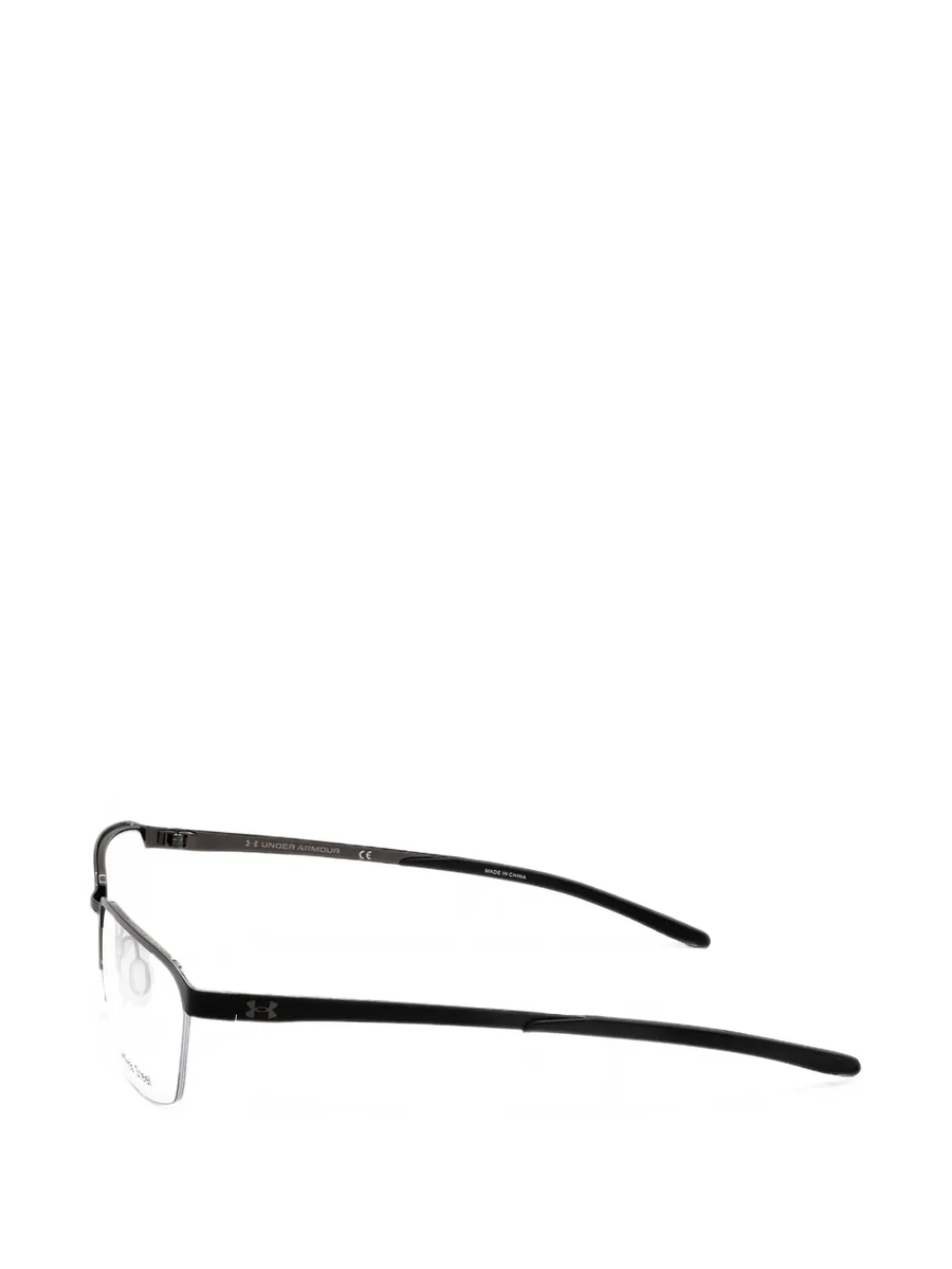 half-rim rectangle-frame glasses 2