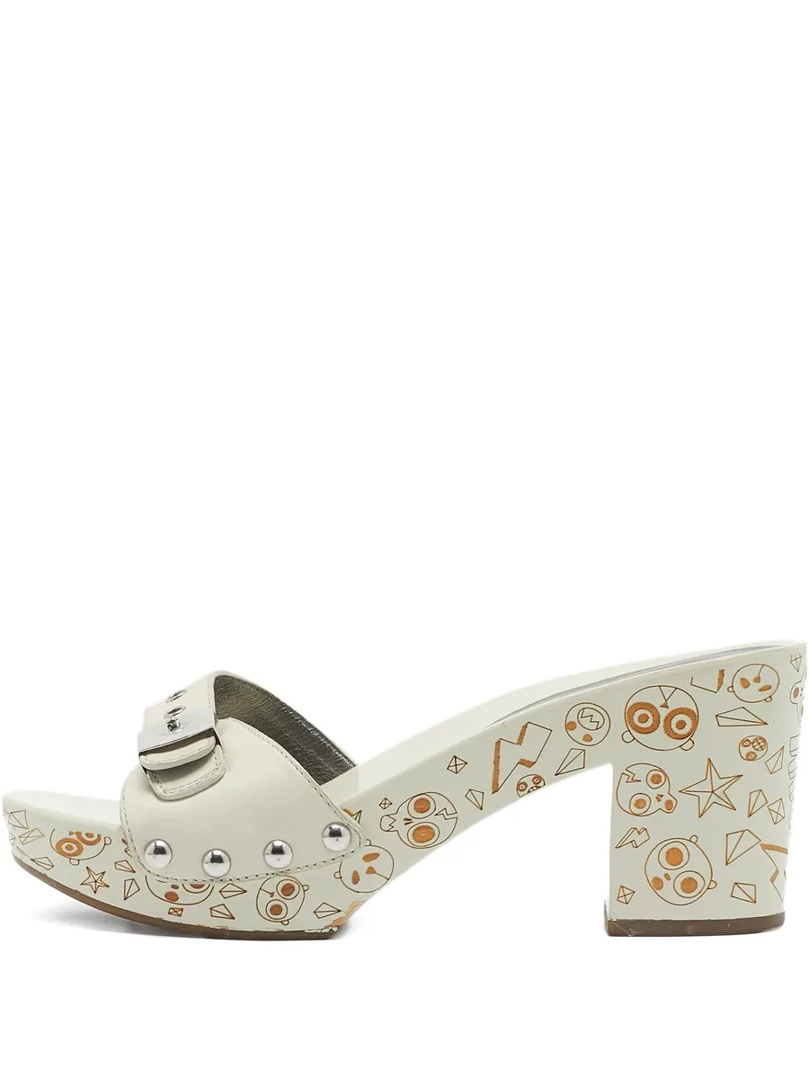 90mm buckle-detail sandals 1