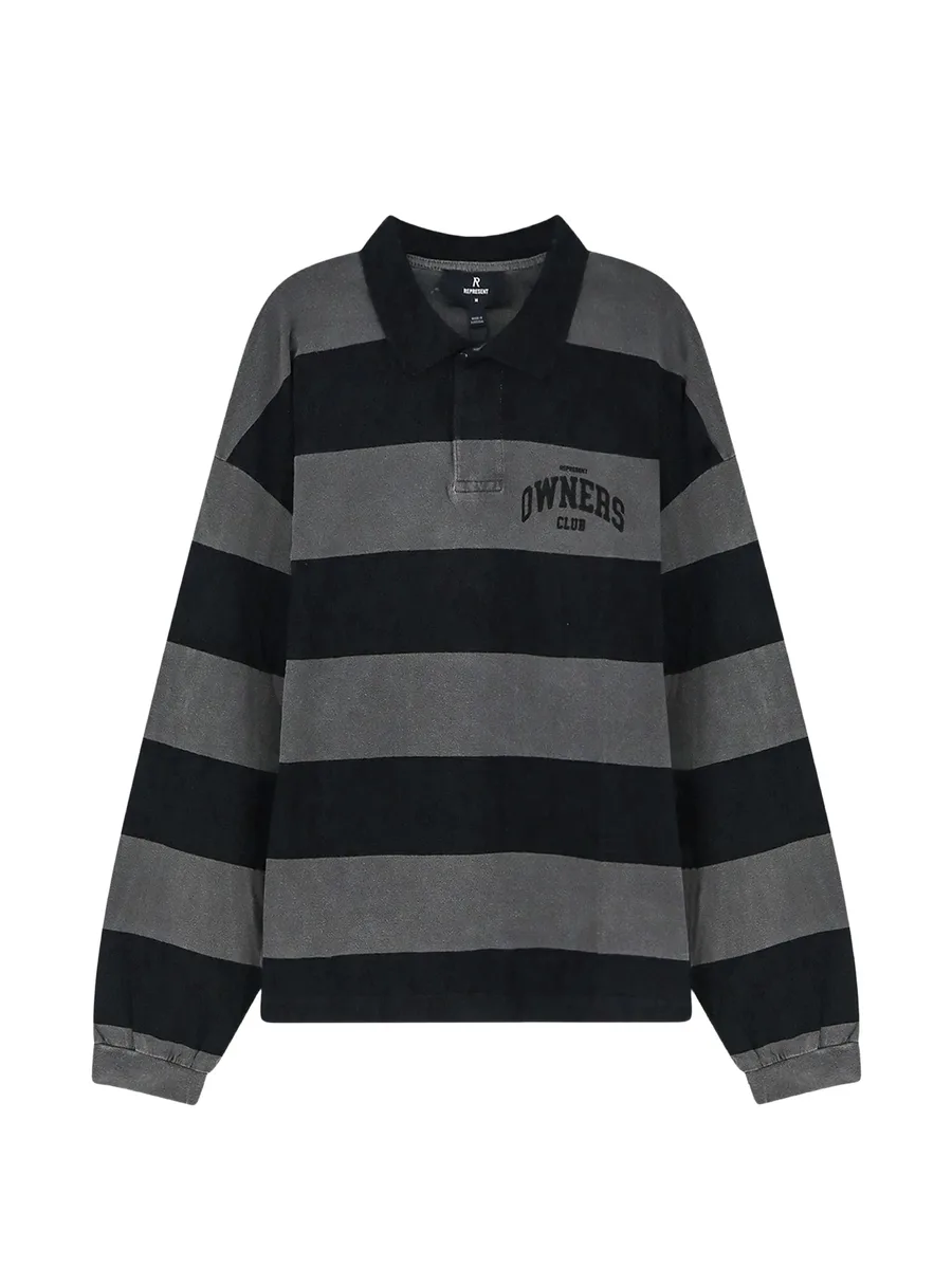 Owners Club striped polo shirt 1