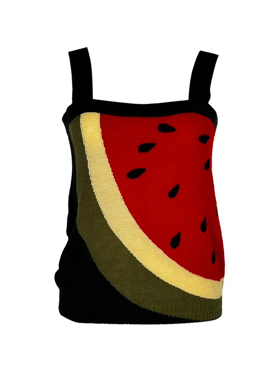 Paula’s Ibiza Intarsia tank top 1