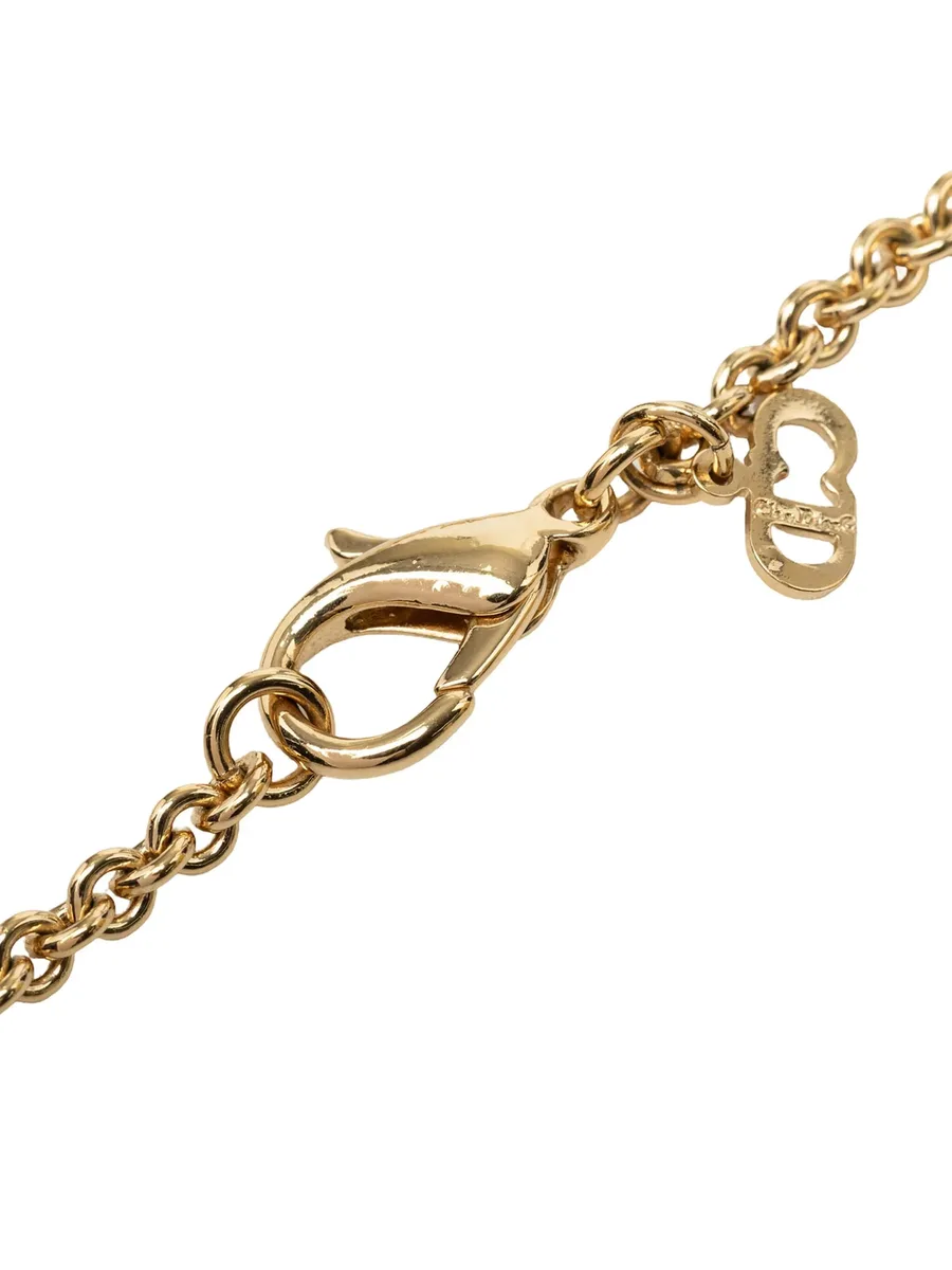 2000-2026 Gold Plated Strass Logo Pendant Necklace costume necklace 4