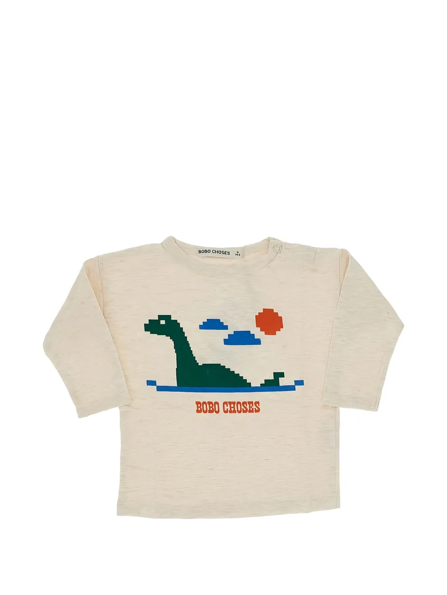 Lake Monster graphic-print long-sleeve T-shirt 1