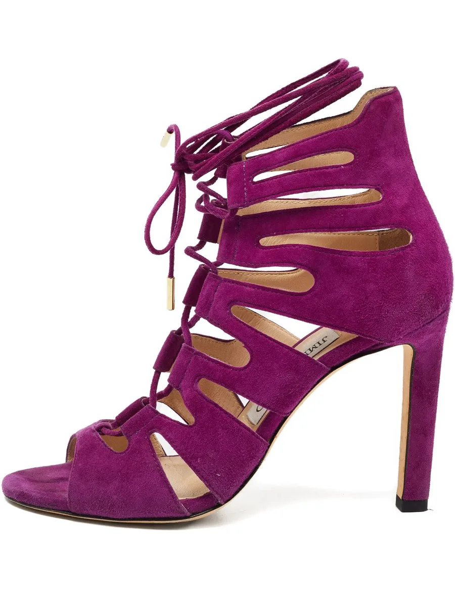 2024 Cutout Lace-up Sandals 2