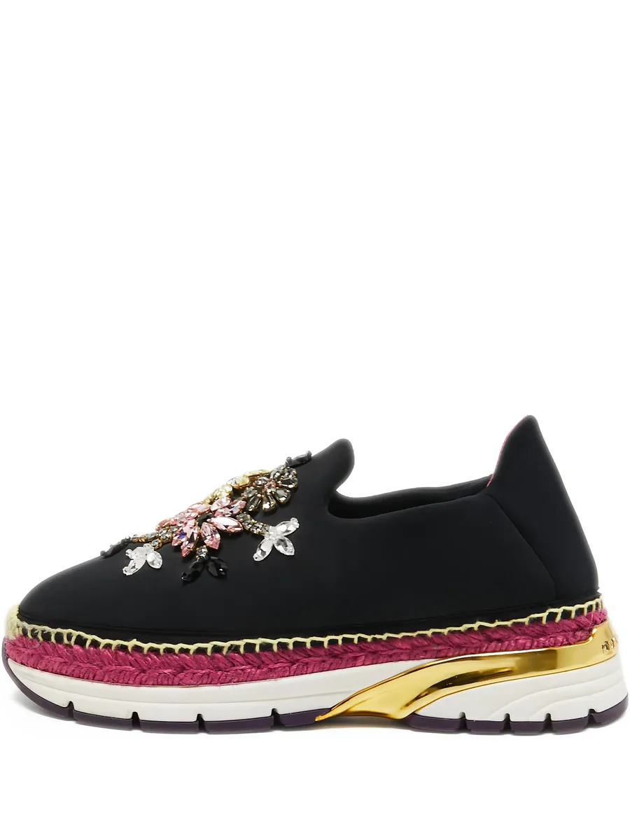 crystal-embellished sneakers 1