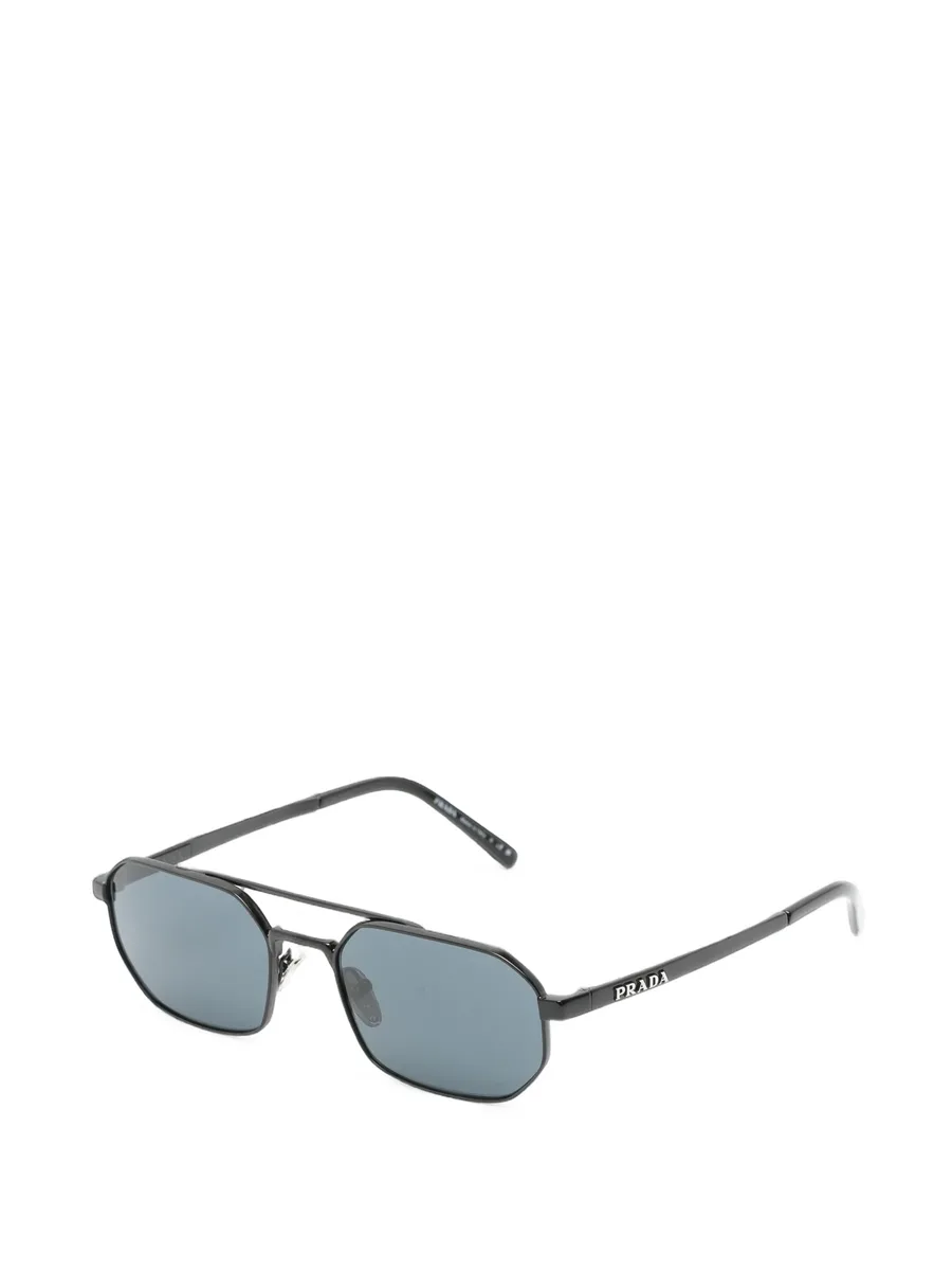 geometric-frame sunglasses 2
