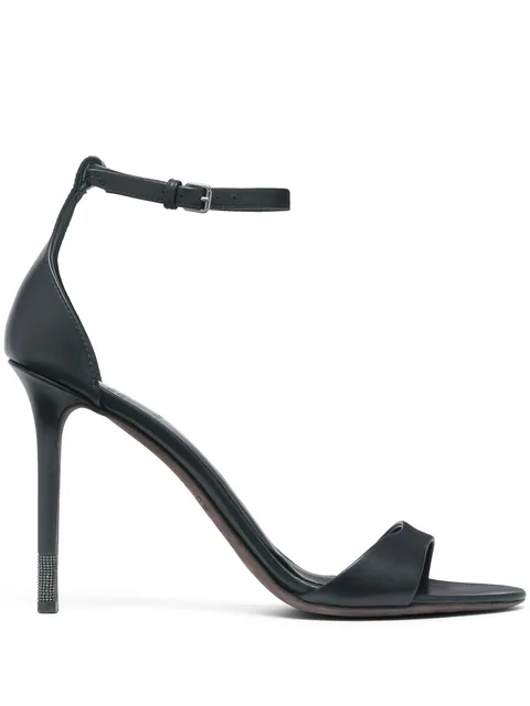 nappa-leather heeled sandals