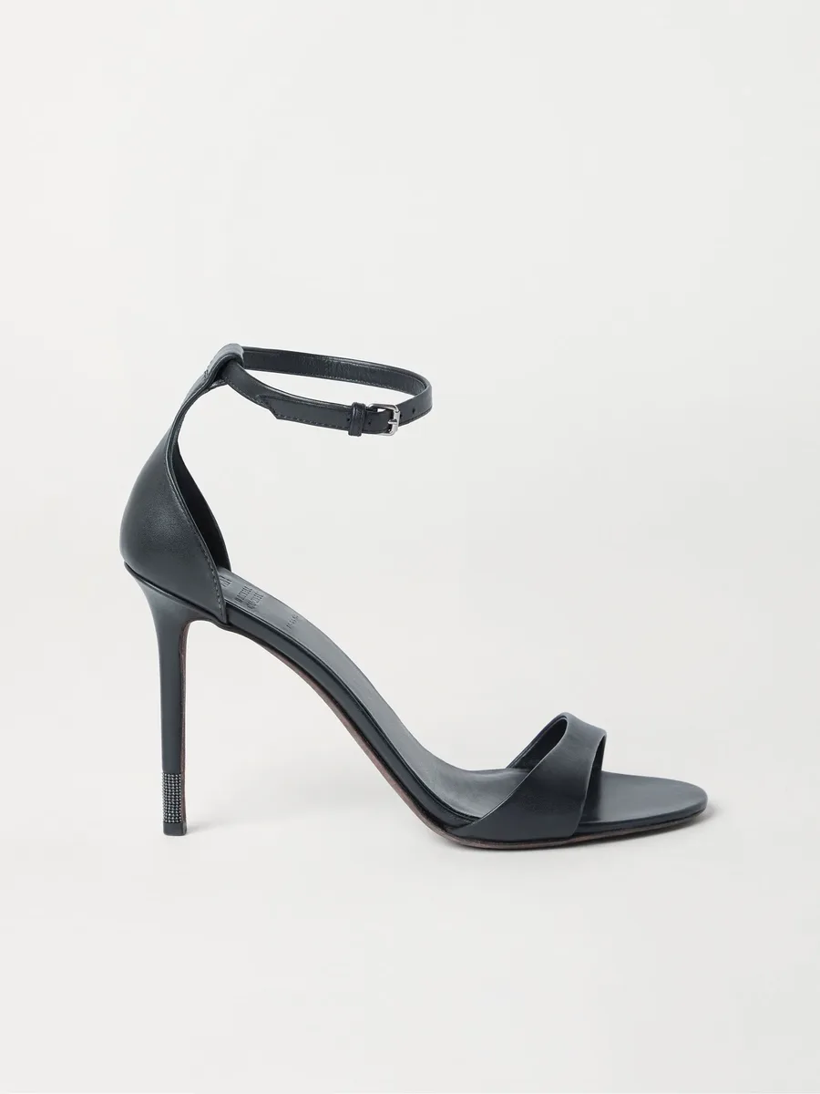 nappa-leather heeled sandals 4