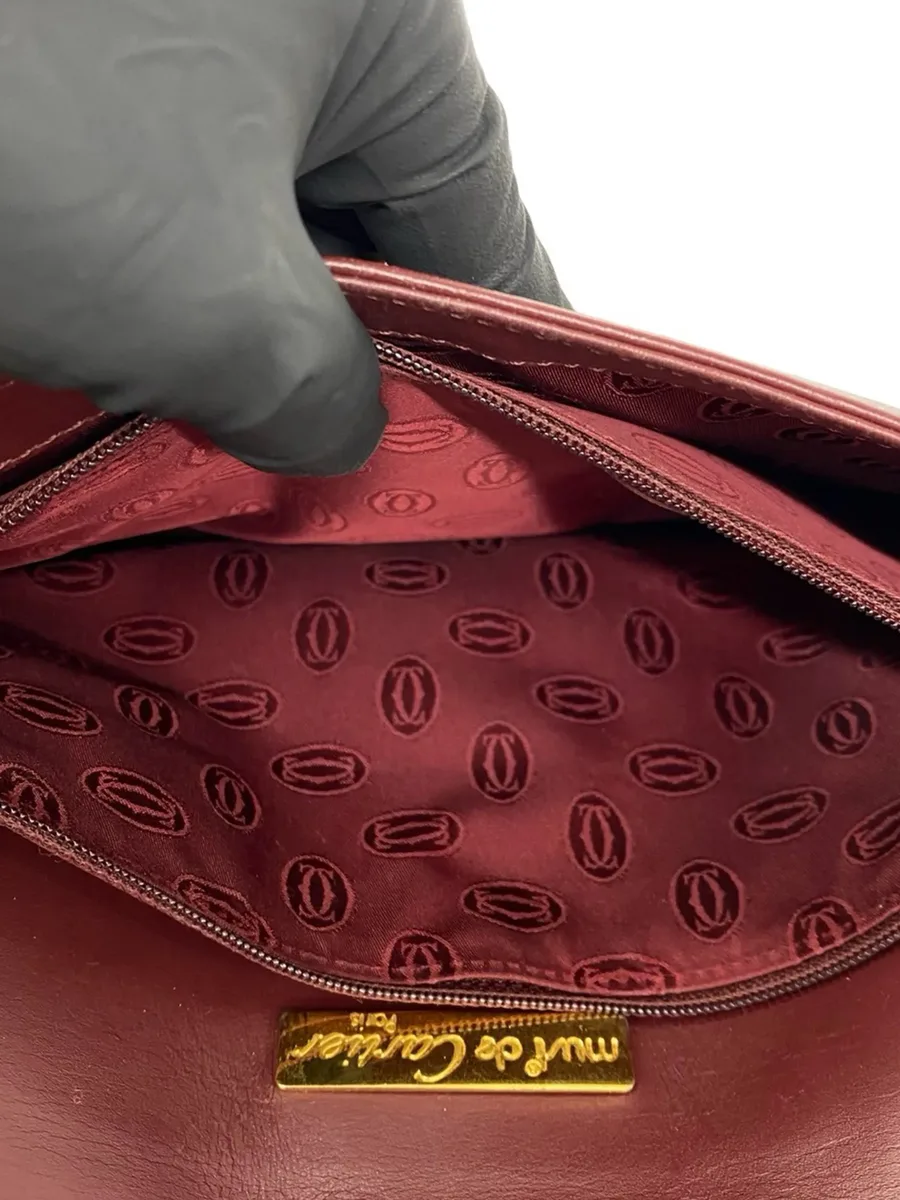 1980-1990 Leather Must De Cartier crossbody bag 5
