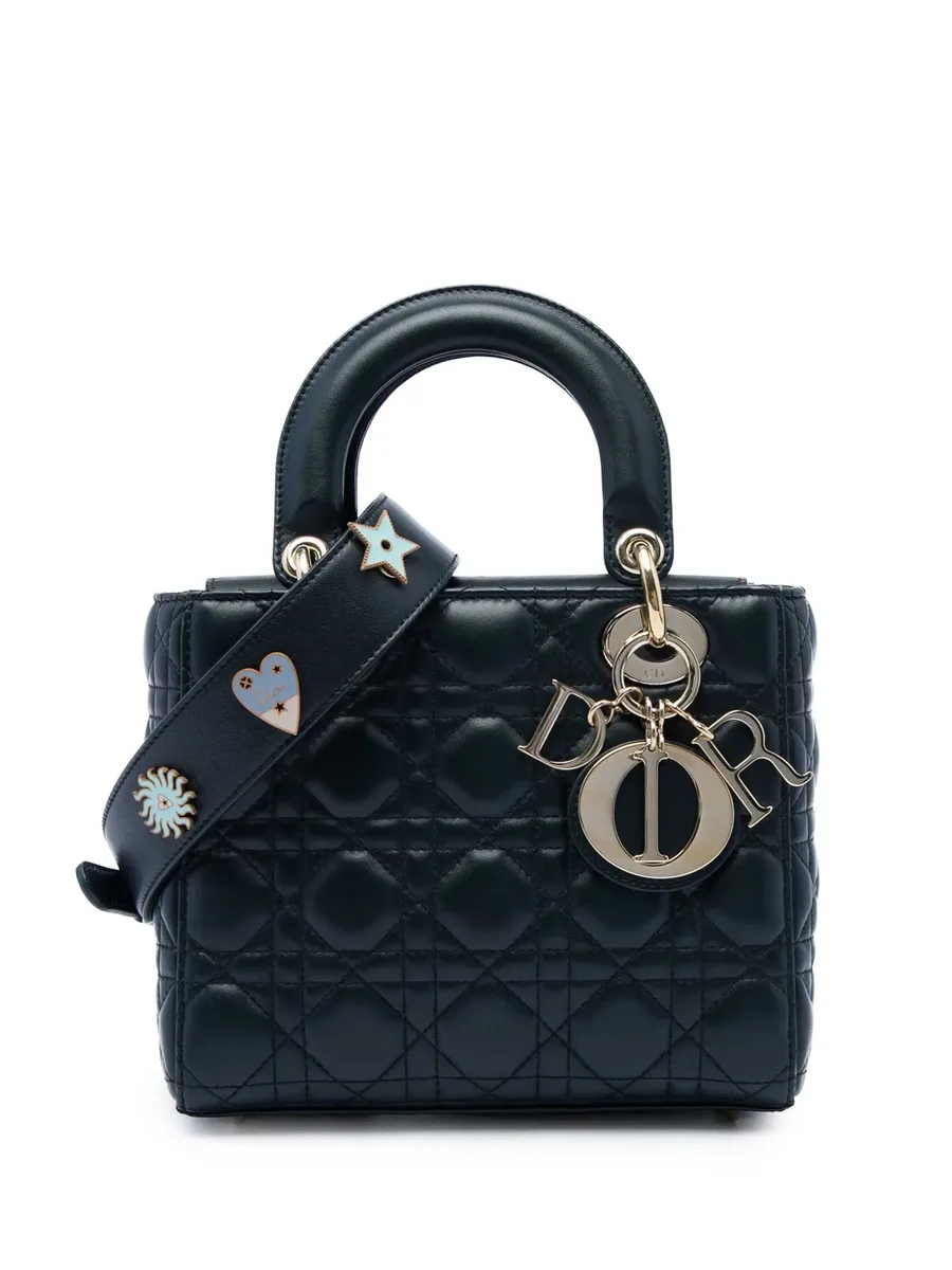 2017 Small Lambskin Cannage MyABCDior Lady Dior satchel 1