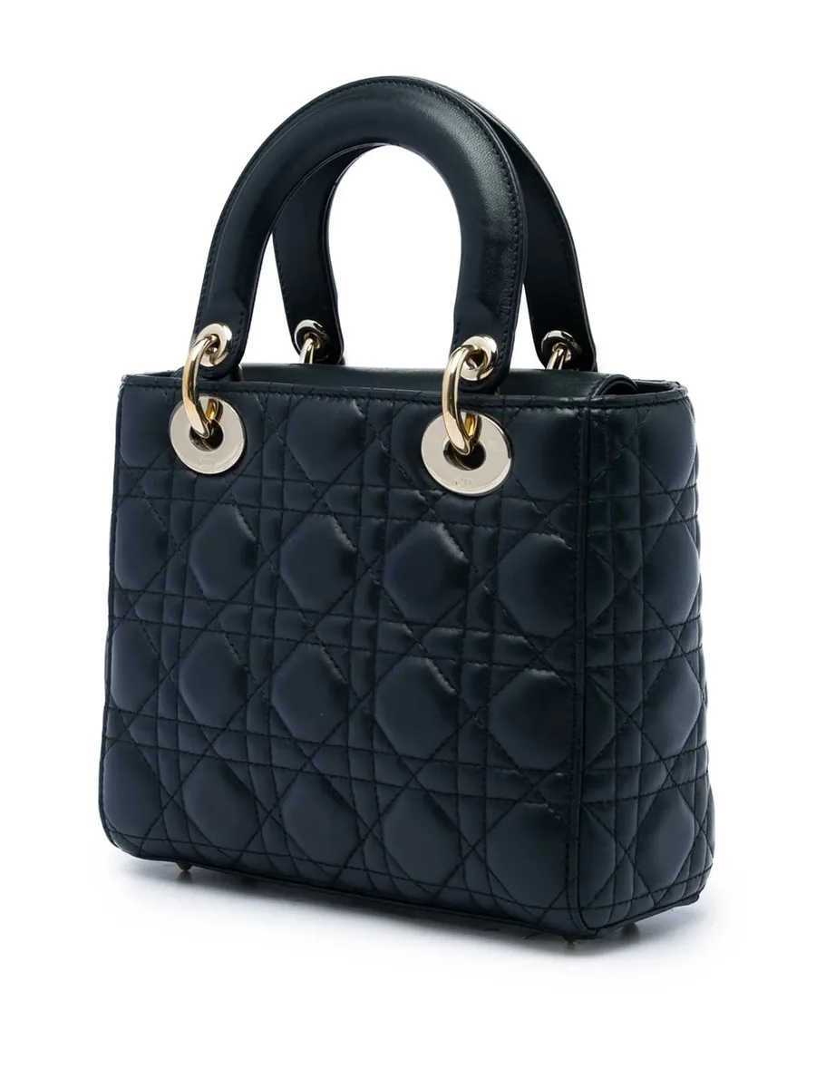 2017 Small Lambskin Cannage MyABCDior Lady Dior satchel 3