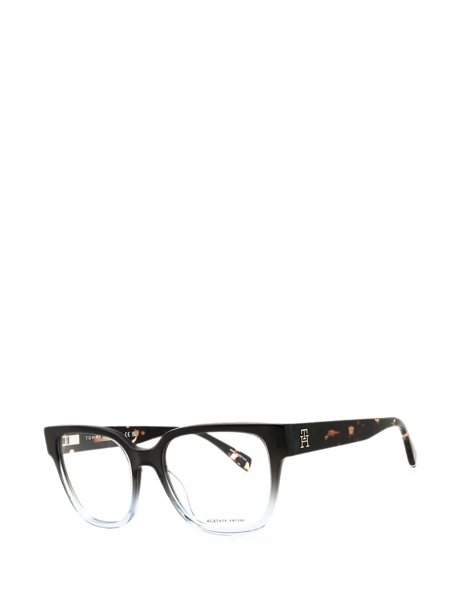 gradient-effect rectangle-frame glasses 2