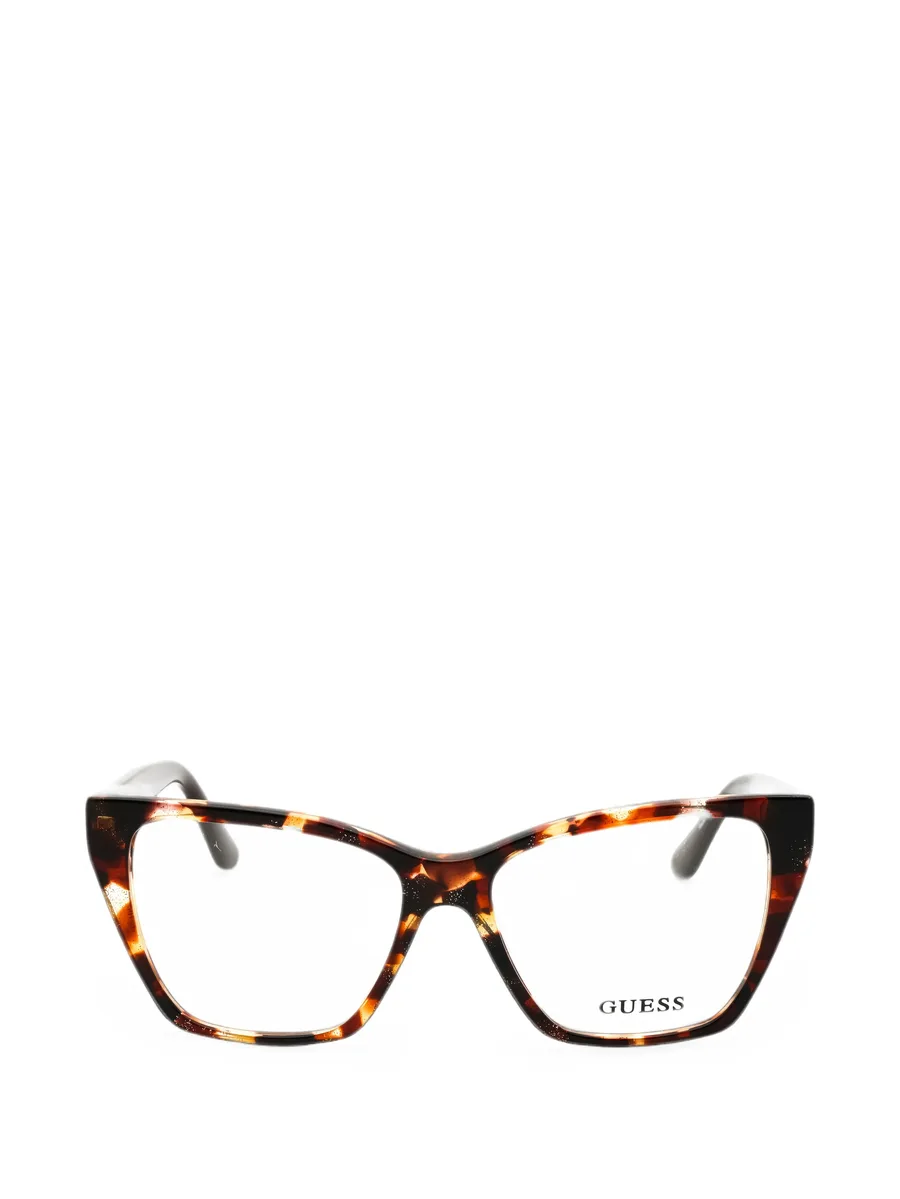 tortoiseshell-effect cat-eye glasses 1