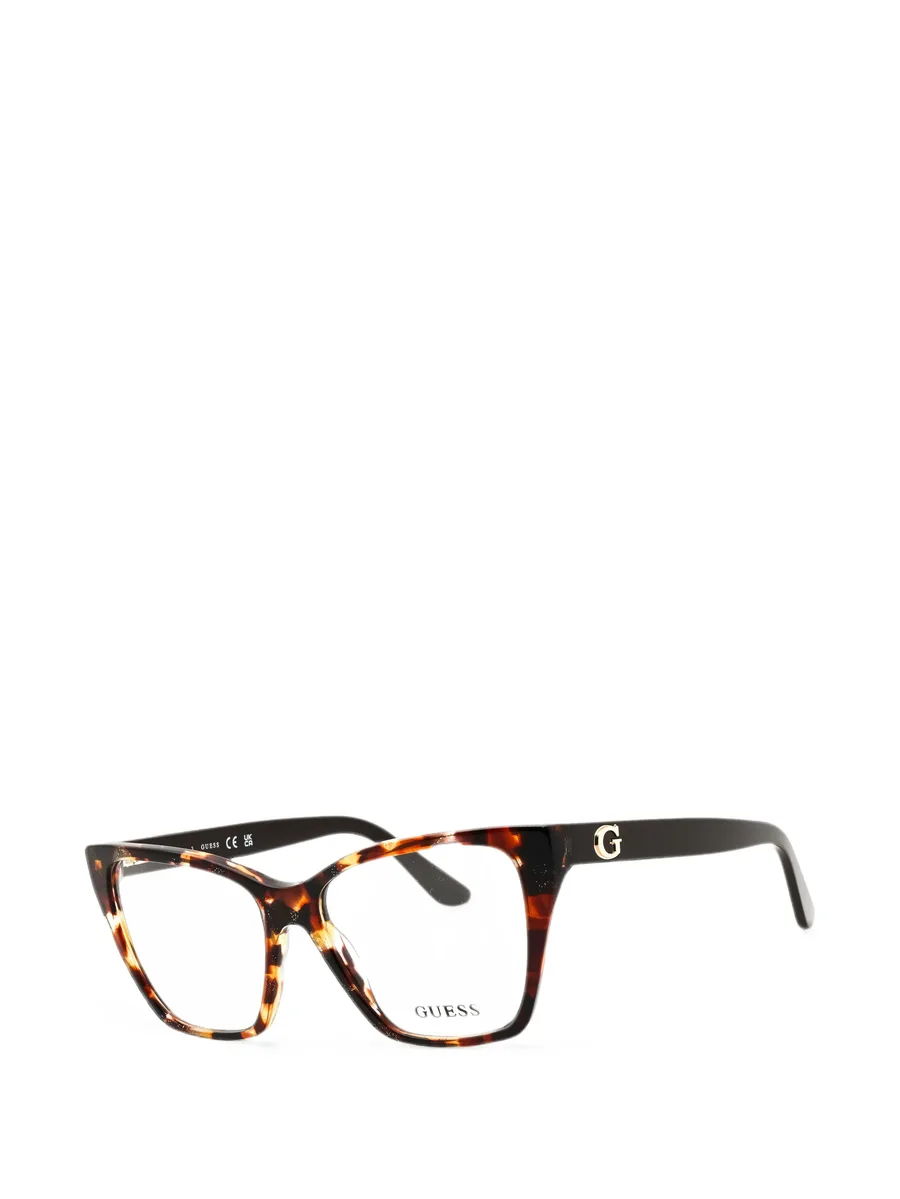 tortoiseshell-effect cat-eye glasses 2