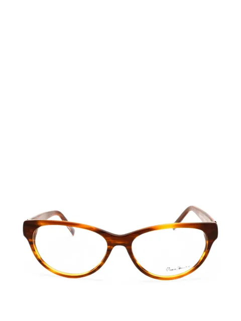 tortoiseshell-effect cat-eye glasses