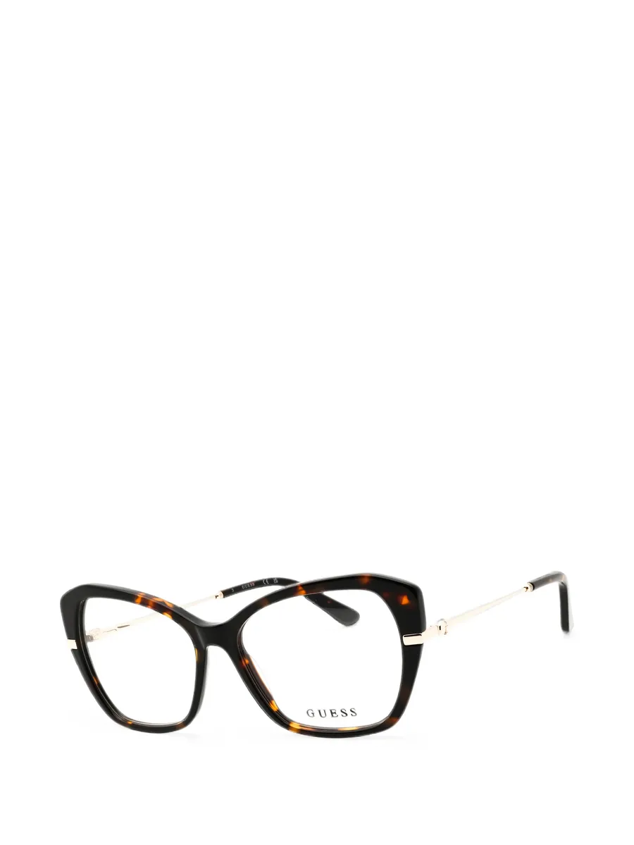 tortoiseshell-effect cat-eye glasses 2