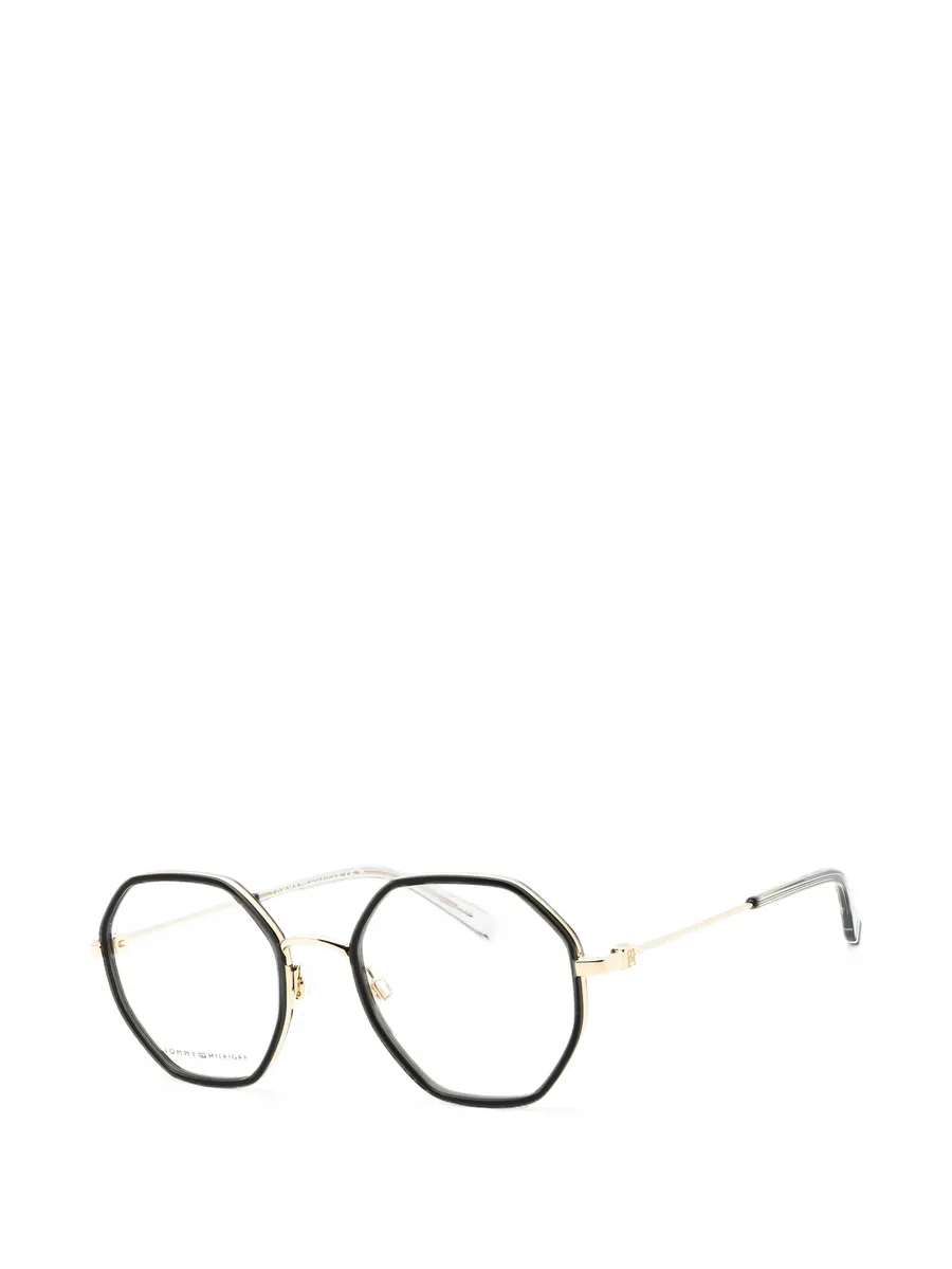geometric-frame glasses 2