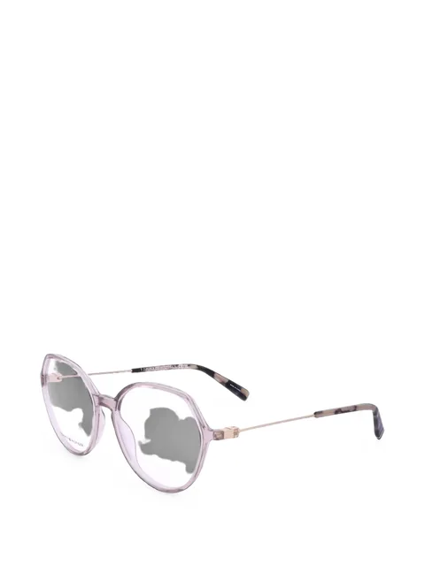 geometric-frame glasses