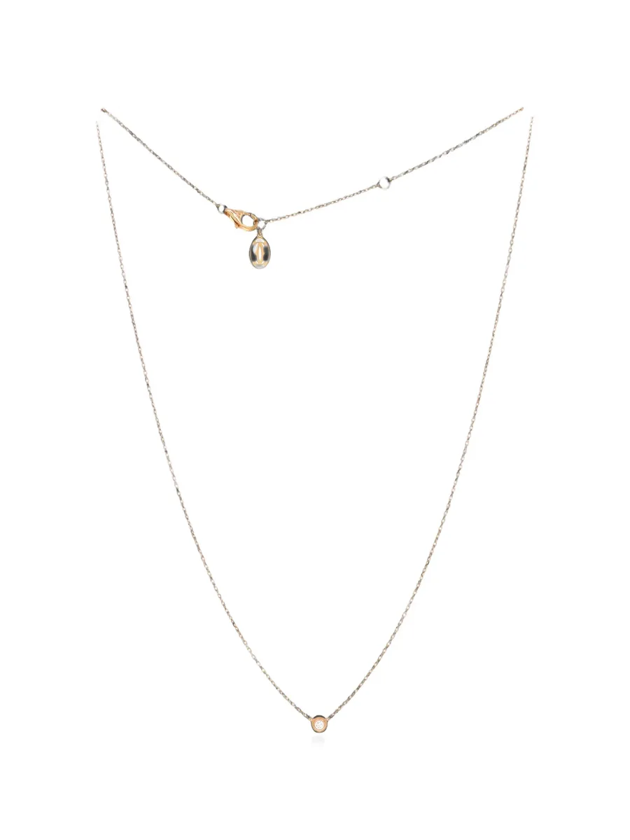 Cartier D'Amour Pendant 18K Rose Gold with Diamond XS necklace 1
