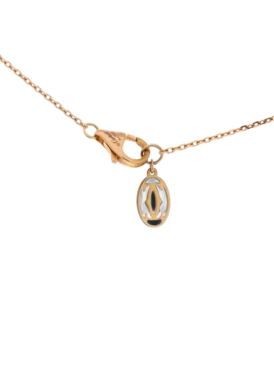 Cartier D'Amour Pendant 18K Rose Gold with Diamond XS necklace 2