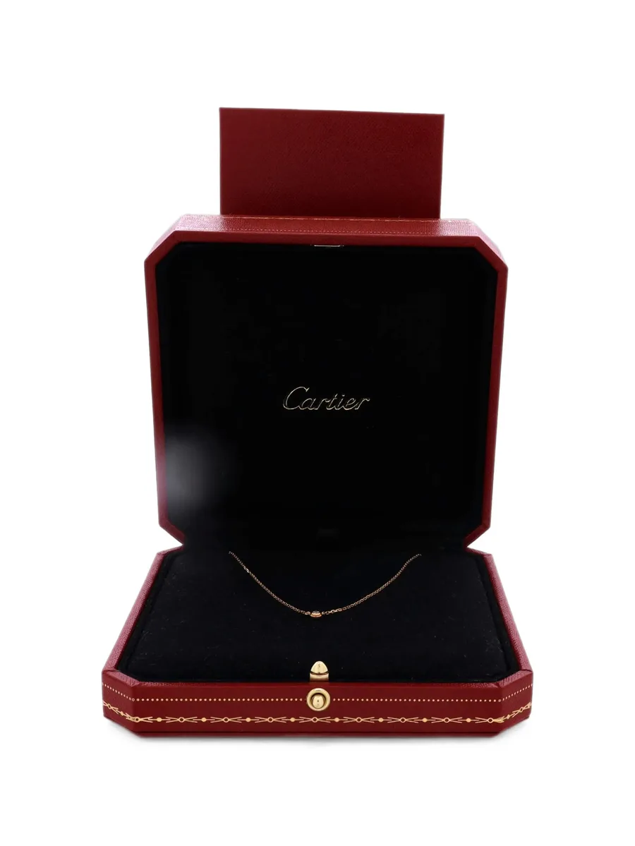 Cartier D'Amour Pendant 18K Rose Gold with Diamond XS necklace 3