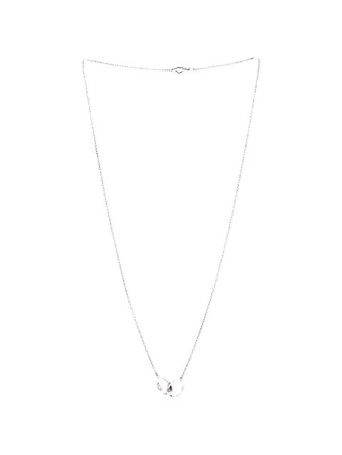 Love Interlocking 18K White Gold necklace