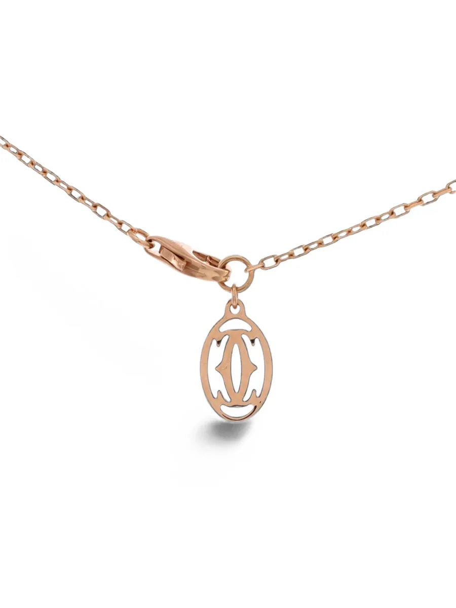 Cartier D'Amour Pendant 18K Rose Gold with Diamond Large necklace 3