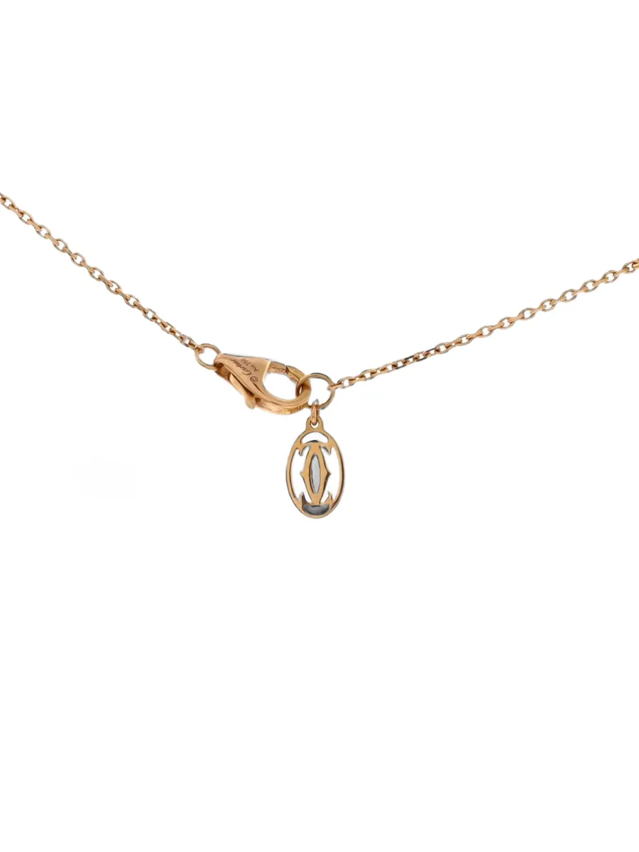 Cartier D'Amour Pendant 18K Rose Gold with Diamond XS necklace 2