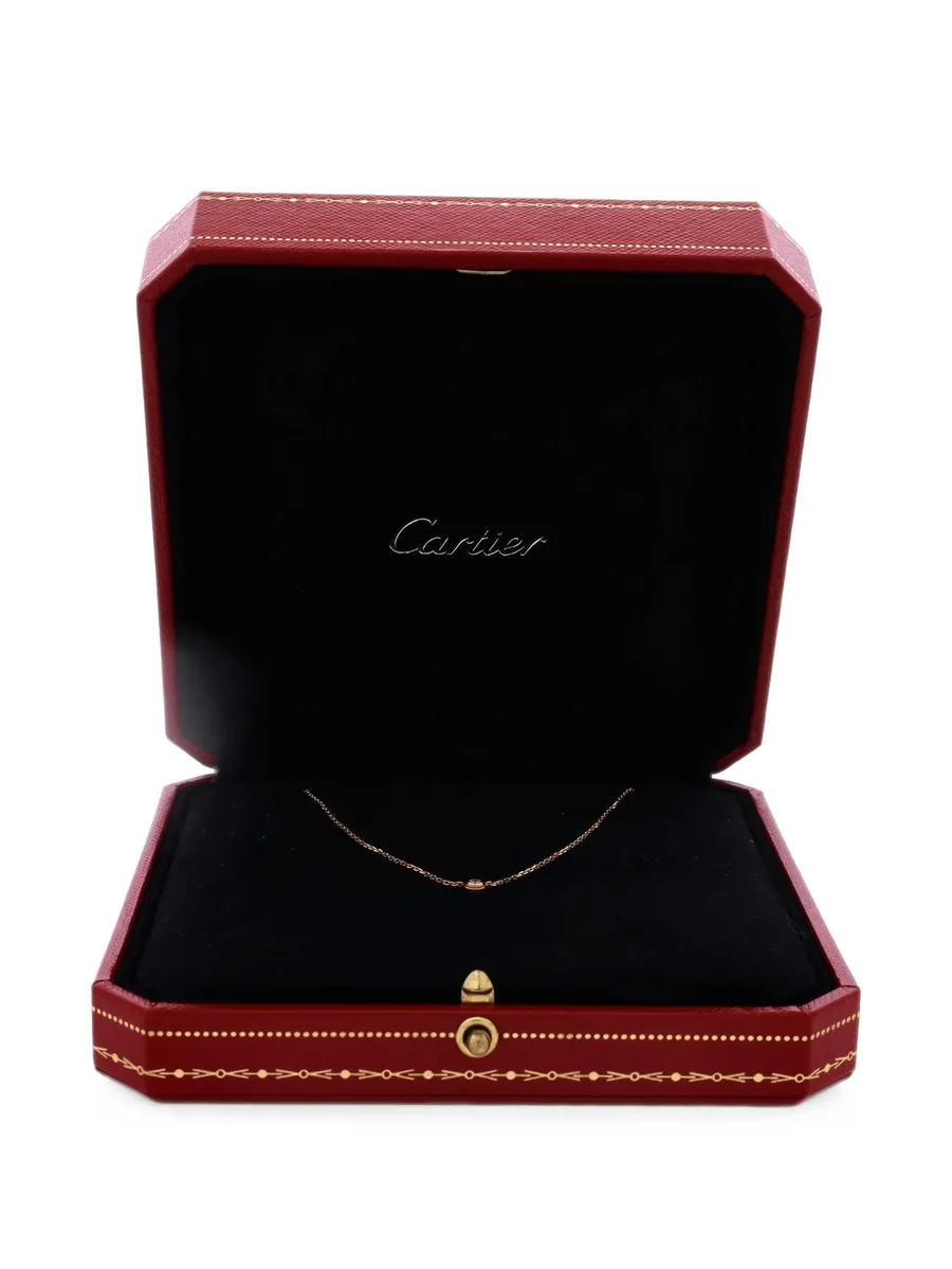 Cartier D'Amour Pendant 18K Rose Gold with Diamond XS necklace 4
