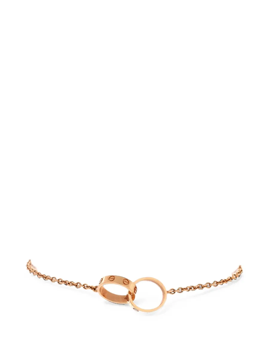 Love Interlocking 18K Rose Gold bracelet 3