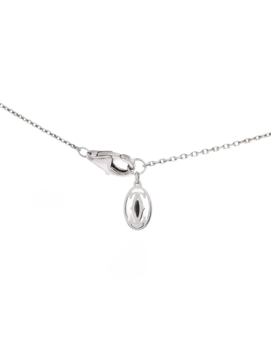 Etincelle de Cartier Teardrop Pendant 18K White Gold and Diamonds necklace 2