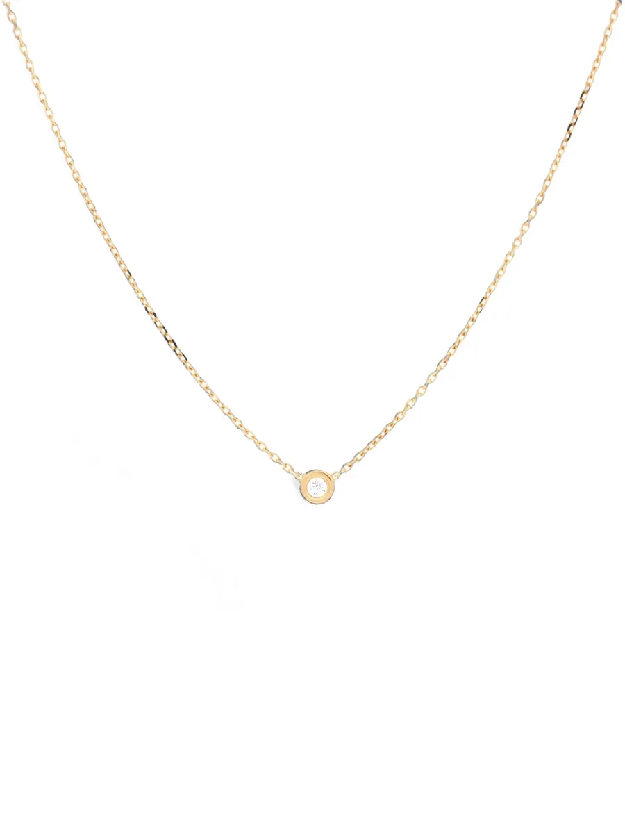 Cartier D'Amour Pendant 18K Yellow Gold and Diamond XS necklace 2