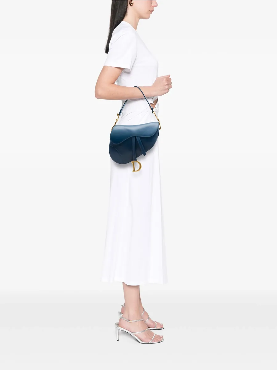 2021 Gradient Calfskin Saddle Bag shoulder bag 2