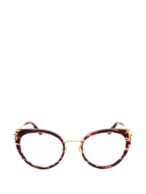 cat-eye frame glasses