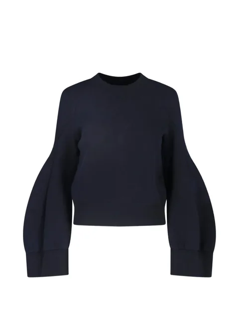 balloon-sleeve sweater