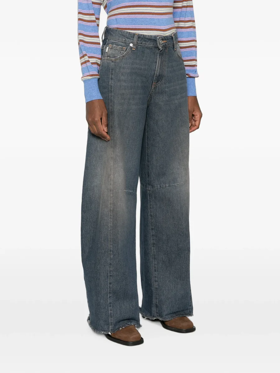 faded wide-leg jeans 3