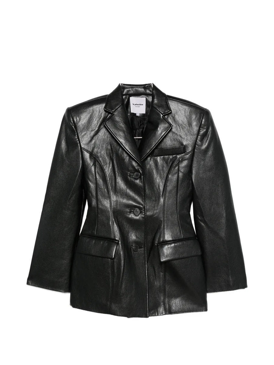 structured-shoulder blazer 1