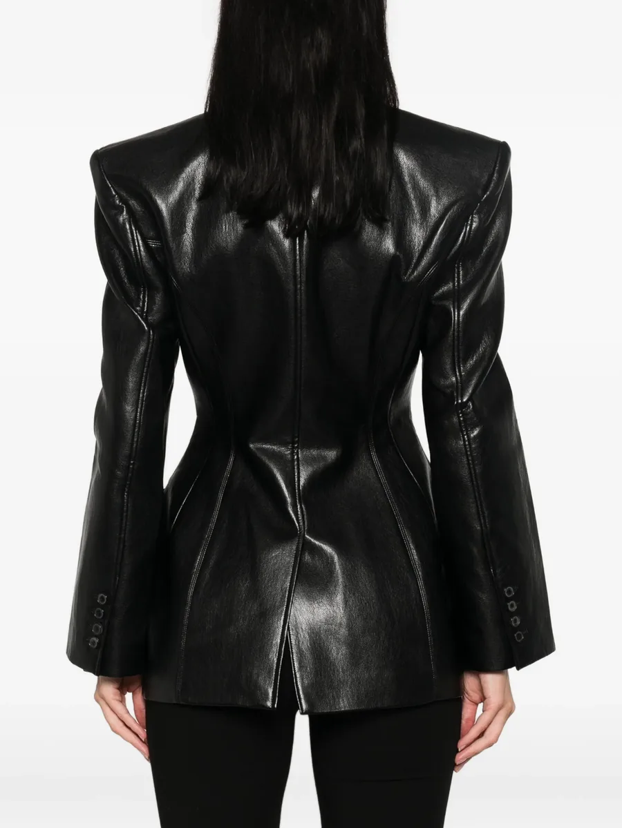 structured-shoulder blazer 4