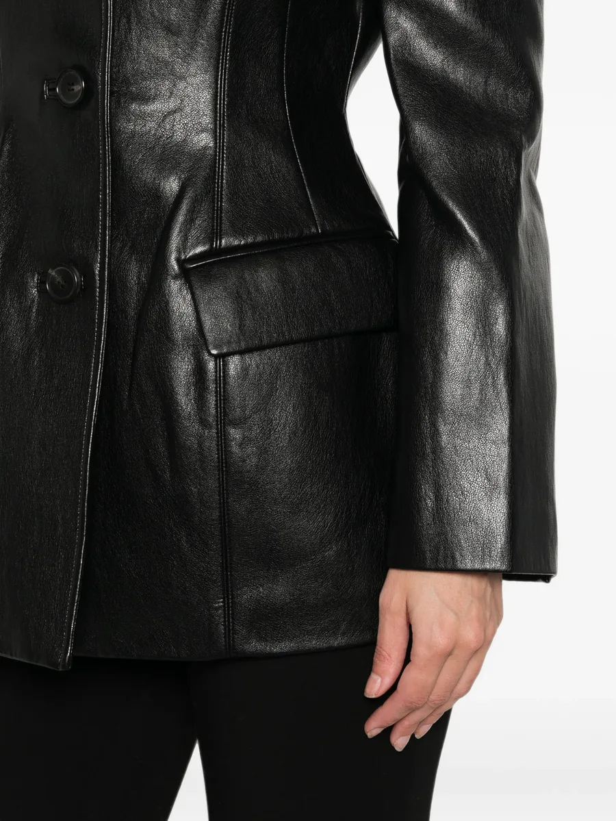 structured-shoulder blazer 5