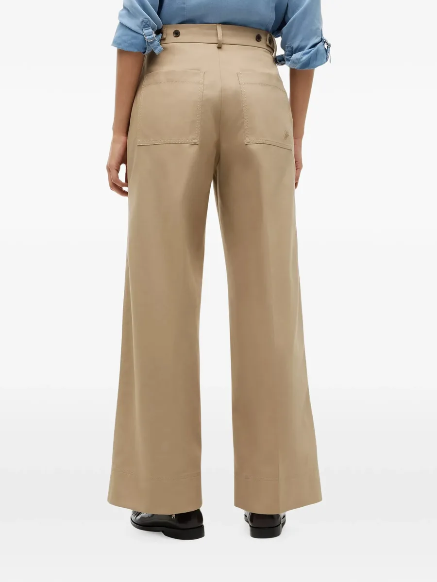 pleated wide-leg trousers 3