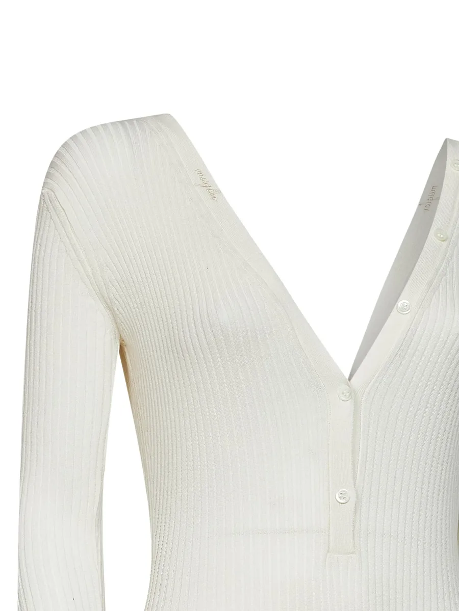 ribbed-knit playsuit 2