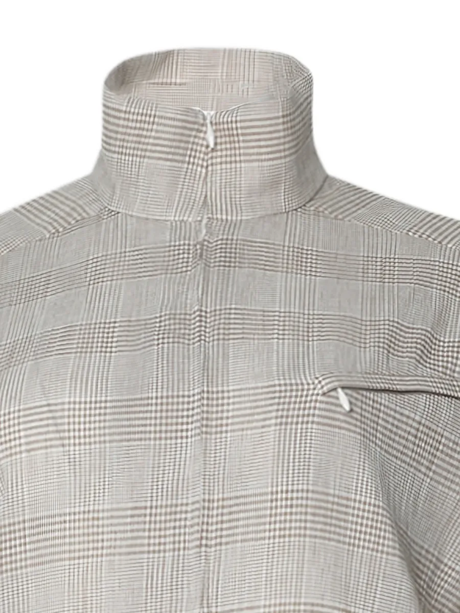 Batiste embroidered Prince of Wales check jumpsuit 2