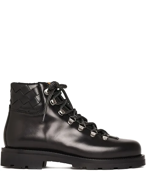 Catherine leather lace-up boots