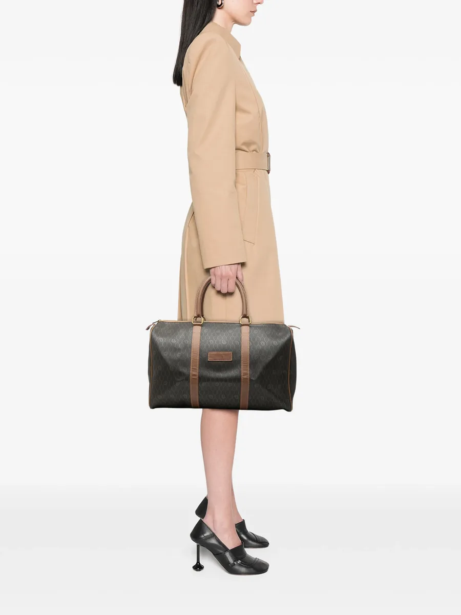 20th Century Honeycomb Coated Canvas boston bag 2